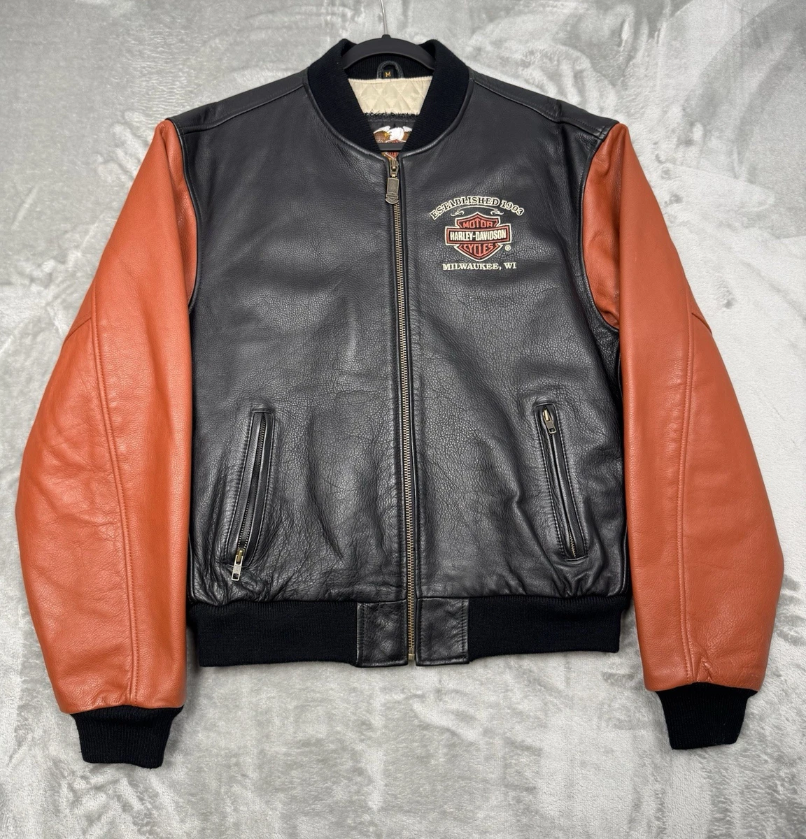 Harley Davidson Bomber Jacket In Men's Coats & Jackets for sale | eBay