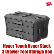 Hyper Tough Hyper Stack 3 Drawer Tool Storage Box