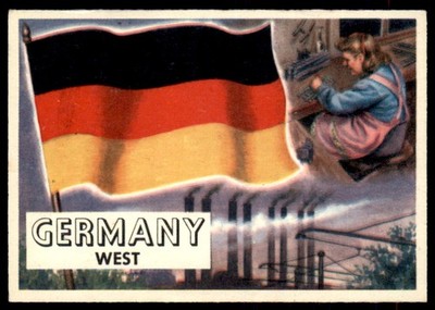 GERMANY (WEST) 1959 A & BC FLAGS OF THE WORLD - LARGE #55