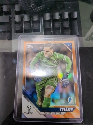2021-22 Topps Chrome UEFA Champions League Ederson 22/25 Soccer Trading ...