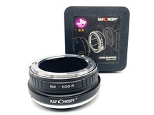 K F Concept NIK-EOS R Lens Adapter Mount Converter Nikon F to Canon EOS R