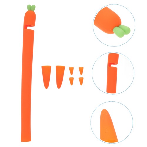 Carrot Protective Cover Touchscreen Pen Stylus Pencil Protection Silicone Grip - 第 1/10 張圖片