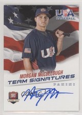 2015 Panini USA Baseball Blue Ink 375/499 Morgan McCullough #18U-MC Auto 0b5
