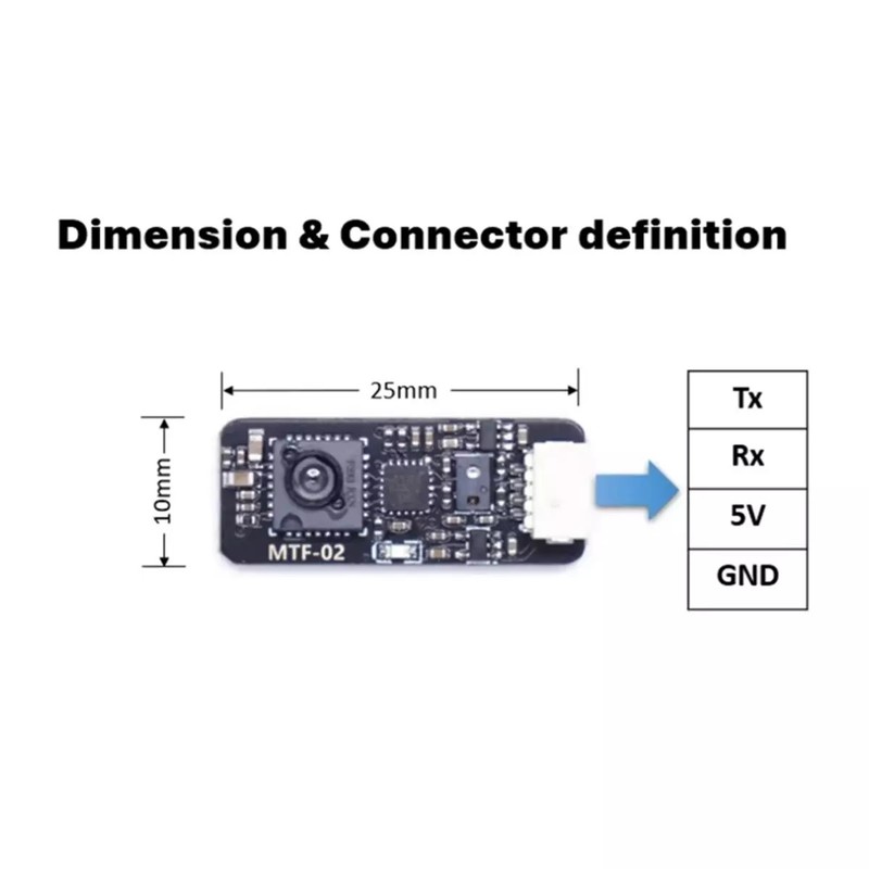 New Optical Flow And Lidar Sensor Module MTF-02 Compatible With For INAV/APM/PX4