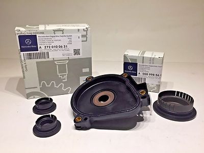 For Mercedes-Benz Engine Oil Separator Kit Cover W/Seal &amp; Camshaft Cap Set ⭐ E