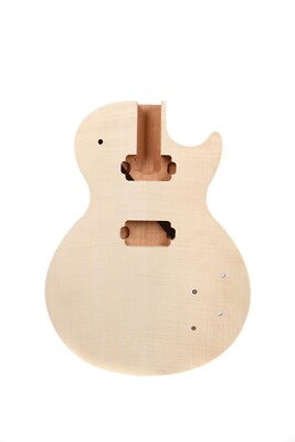 New guitar Body mahogany flame Maple wood DIY Electric Guitar Set in LP Style