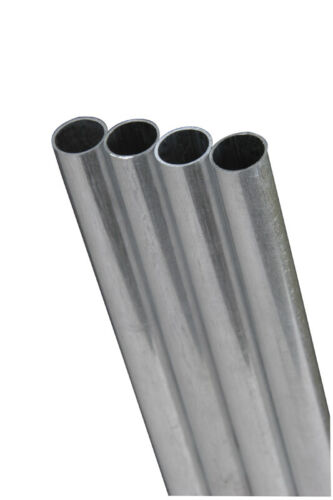 K&S  3/16 in. Dia. x 12 in. L Round  Aluminum Tube - Picture 1 of 1