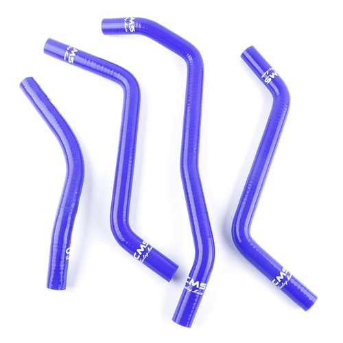 Silicone Radiator Coolant Hose Kit For 2008-2013 Yamaha Rhino 700 YXR700 Red - Picture 3 of 12