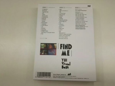 FIND ME YUI Visual Best Limited Edition with DVD from Japan F&frasl;S | eBay