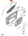 <!--F#f_0-->GENUINE BRAND NEW FRONT DOOR WINDOW GLASS LH RUN ASSY KIA SELTOS 2021-2024<!--F/-->