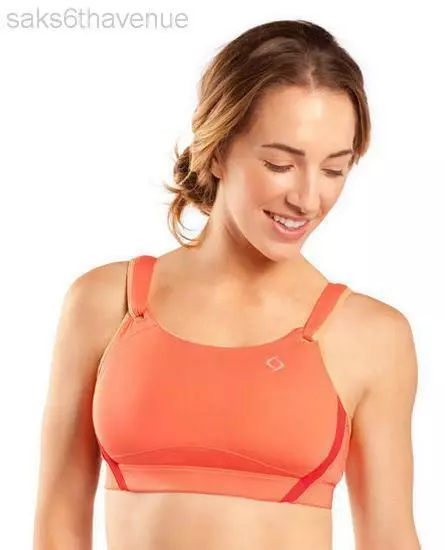 NWT MOVING COMFORT Sunset Orange JUBRALEE Wire-Free High Impact