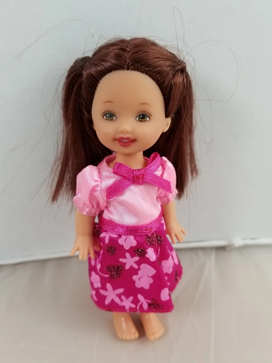 Barbie KELLY CLUB Doll Kelly Barbie Sister Pink Party Dress