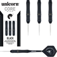 Image of Unicorn Core Plus Brass Style 1 Steel Tip Darts - 22g, 24g, 26g
