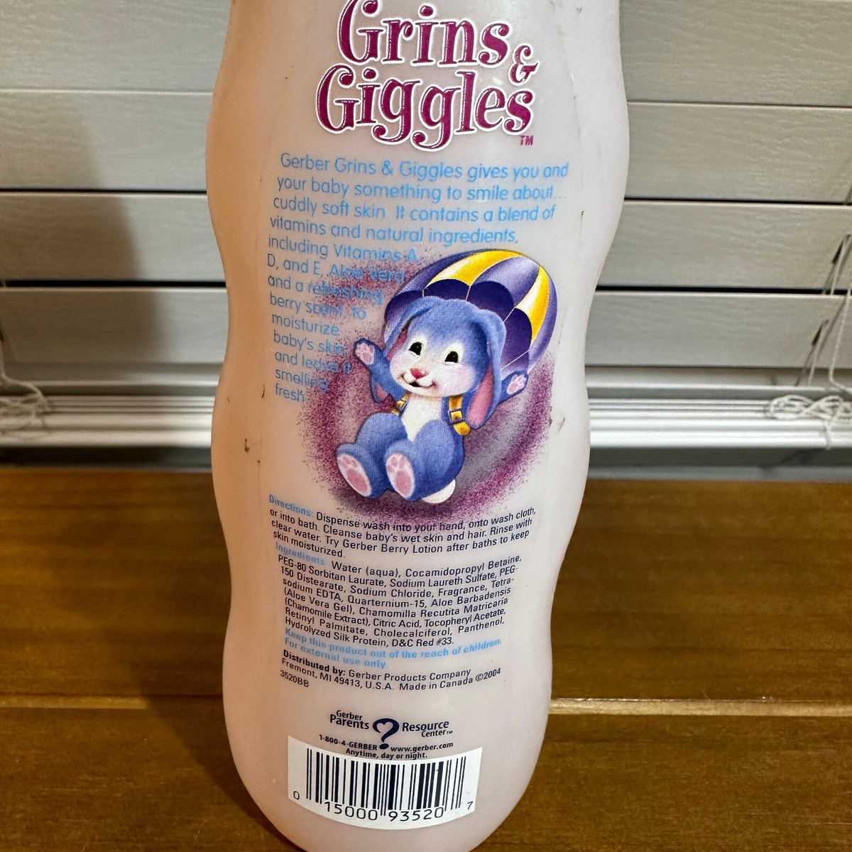 Gerber Berry Grins Giggles‎ Gentle Mild Tear Free Baby Wash 15 FL oz Bottle NEW s-l1200.jpg main image 3