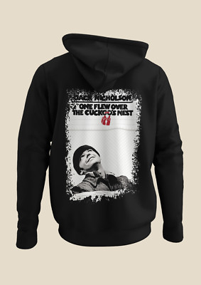 Einer flog über das Kuckusnest - Filmposter inspiriert Unisex schwarzer Hoodie