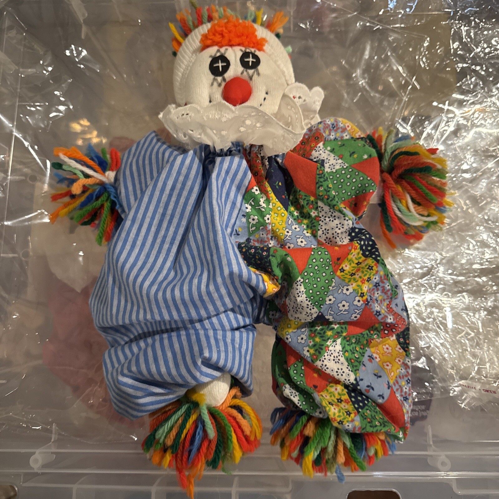 Handmade Ragdoll Clown Toy for Kids