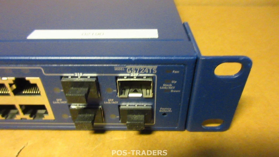 Netgear GS724TS ProSafe 24 Port Gigabit Stackable Smart Switch 4x SFP Ports - Image 2 of 2