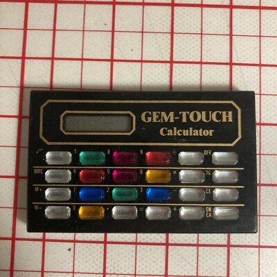 Vintage Gem Touch Faux Gemstone Mini Calculator from JC Penney Parts