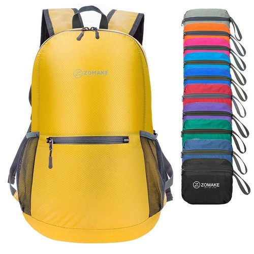 ZOMAKE Zaino Ripiegabile 20L, Piccolo Leggero Pieghevole, Giallo | eBay