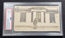 Rare 1918-19 CHRISTY MATHEWSON Original Type 1 Photo-Hunting in Mexico-PSA