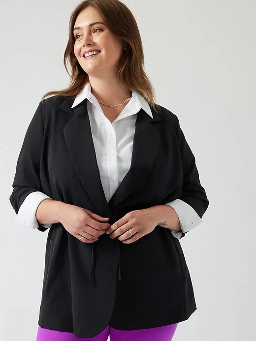 Athleta blazer top
