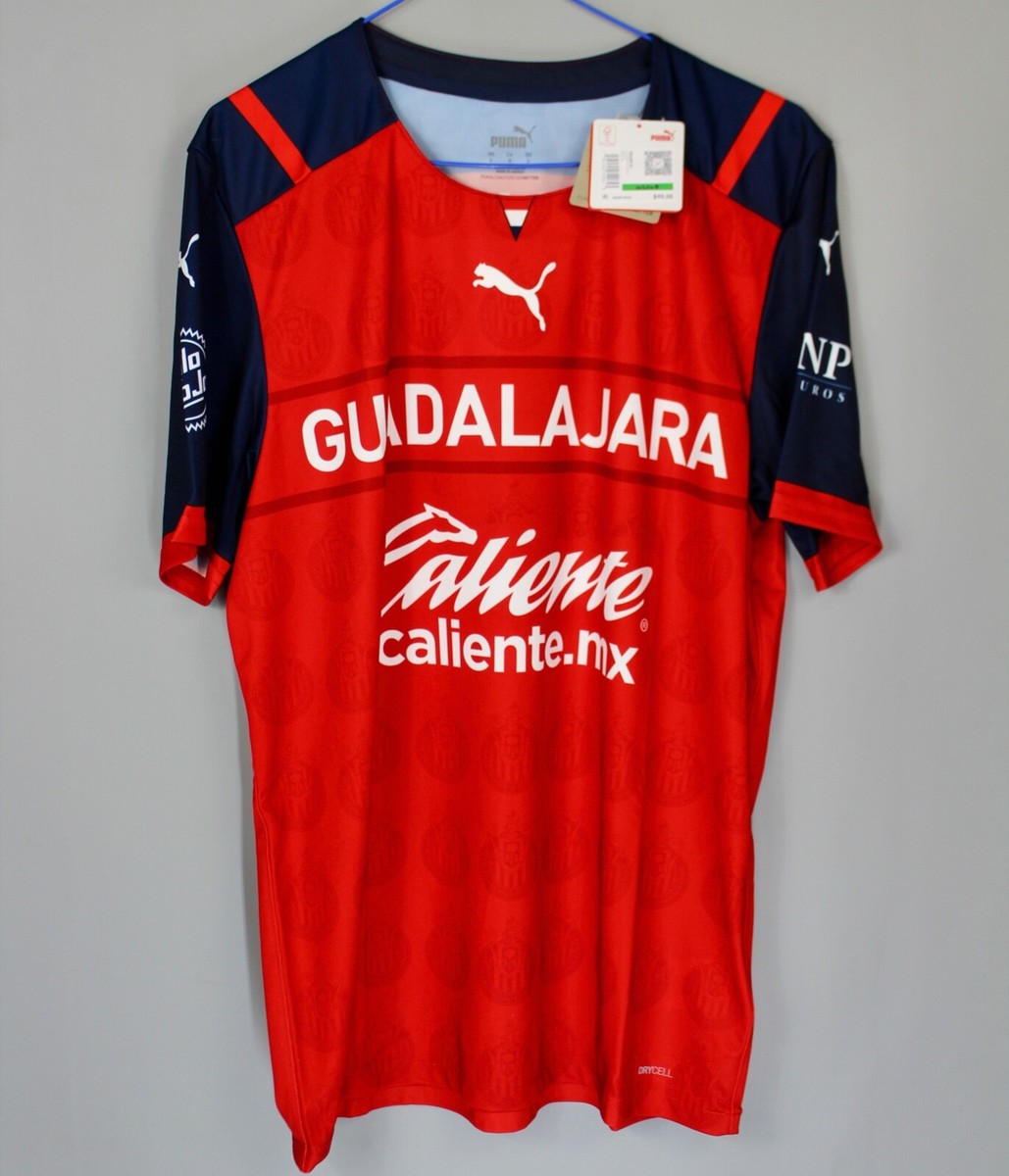 BNWT CHIVAS GUADALAJARA 2021 2022 THIRD 3RD FOOTBALL SHIRT JERSEY PUMA SIZE  L