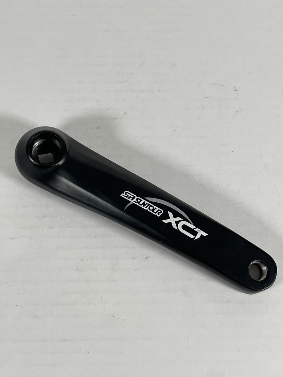SR Suntour XCT Left Crank Arm 170 / 175mm Black For Mountain