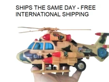 Large, electric US Army military helicopter toy model for kids (battery operated