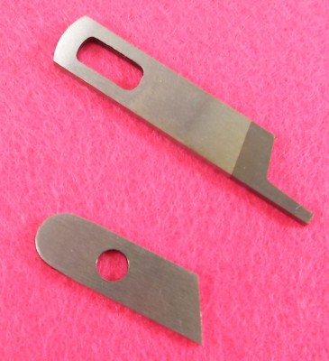 Upper knife 412585 & Lower Knife 550449 For Singer Pfaff Babylock + Machine 