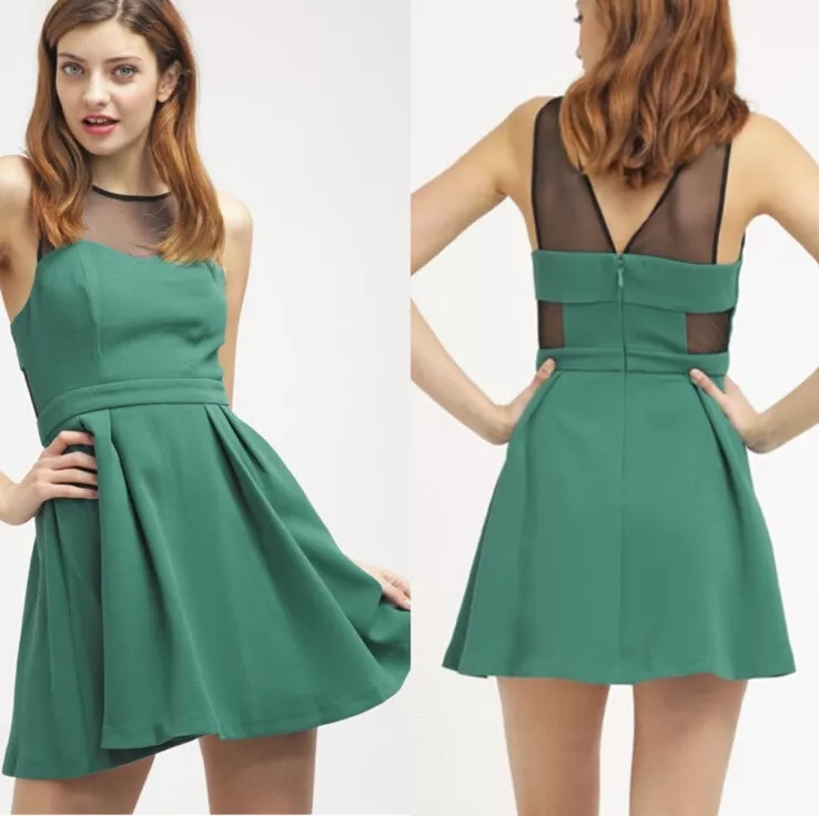 Bcbgeneration green best sale dress