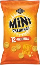 Jacob's Mini Cheddars Original Baked Snacks Multipack (12x23g) 