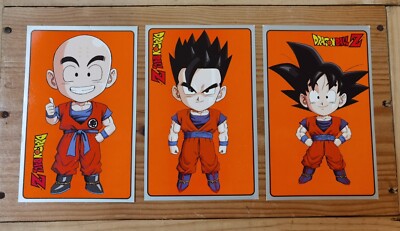 Dragonball Z 3er Set Postkarten Sangokou Sangohan Krilin 