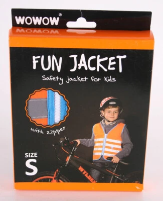 Wowow Niños Fun Chaleco de Seguridad Naranja Apto de 4-6 Años S
