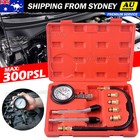 PETROL ENGINE COMPRESSION TEST TESTER KIT SET FOR AUTOMOTIVE CAR PRESSURE METER