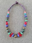Beautiful Vintage Trade Beads? Beaded Necklace Large Statement Necklace MUST SEE — photo 2