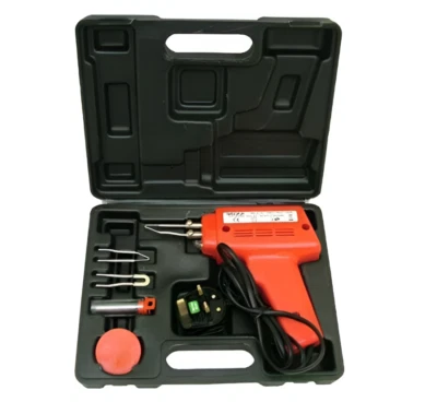 230V Soldering Gun Kit, 100W with Solder and Flux 100w Soldering Gun Kit - 230v