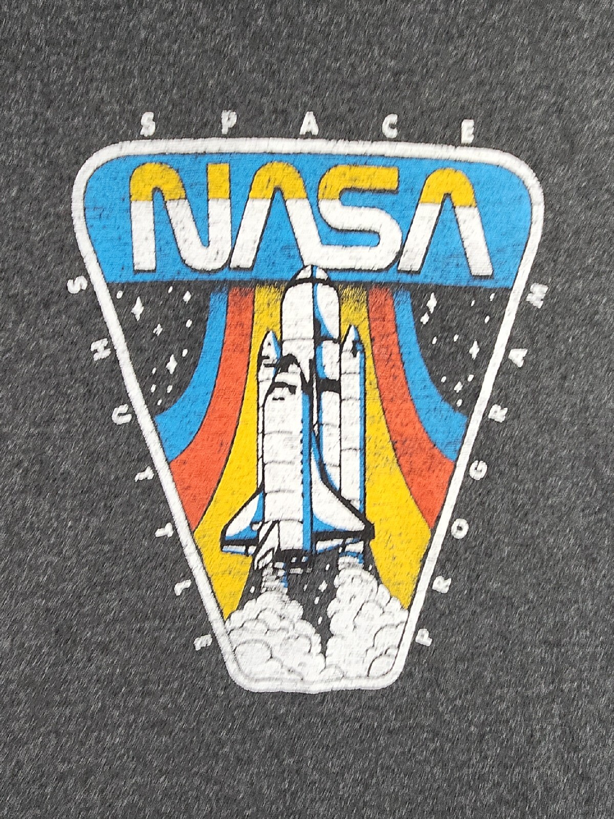 NASA Shuttle Program Graphic Logo Gray Fifth Sun … - image 5