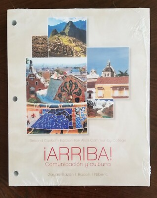 ¡ARRIBA! Comunicación y Cultura Zayas-Bazan / Bacon / Nibert Second Edition 