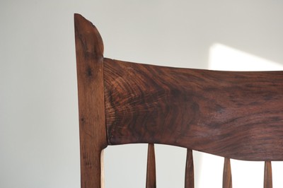 Sam Maloof Rocking Chair, Walnut and Ebony, Handmade in GA