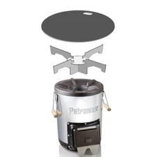 Griddle and cooking cross set for rocket oven Petromax RF33 +++ OUTDOOR STUFF