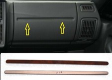 VOLVO 440 460 HANDSCHUHFACH LEISTE ECHTES HOLZ WURZELHOLZ NEU