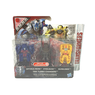 Transformers Optimus Prime Steelbane Bumblebee Tiny Turbo Changers AGES 6+ New