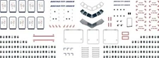 1/144 BSModelle Boeing 777 Doors & Windows stencil decal