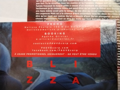 FAUVE : BLIZZARD (EP PROMO - NUITS FAUVES inc) ▬ CD PROMO ALBULM DIGISLEEVE ▬ - Picture 2 of 6