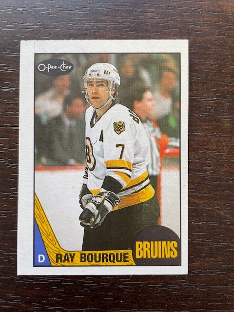 1987-88 O-Pee-Chee Set Break OPC #87 Ray Bourque - Boston Bruins NRMT