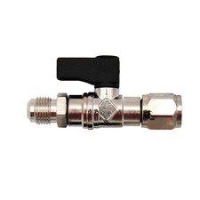 RUBINETTO PER BOMBOLE R32 da 1 LT. e 2,5 LT. ATTACCO 1/2" ACME SINISTRO x M 1/4"
