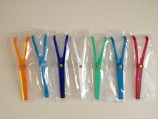 FLOSSAID Dental Floss Holder 6 Pack Assorted Colors