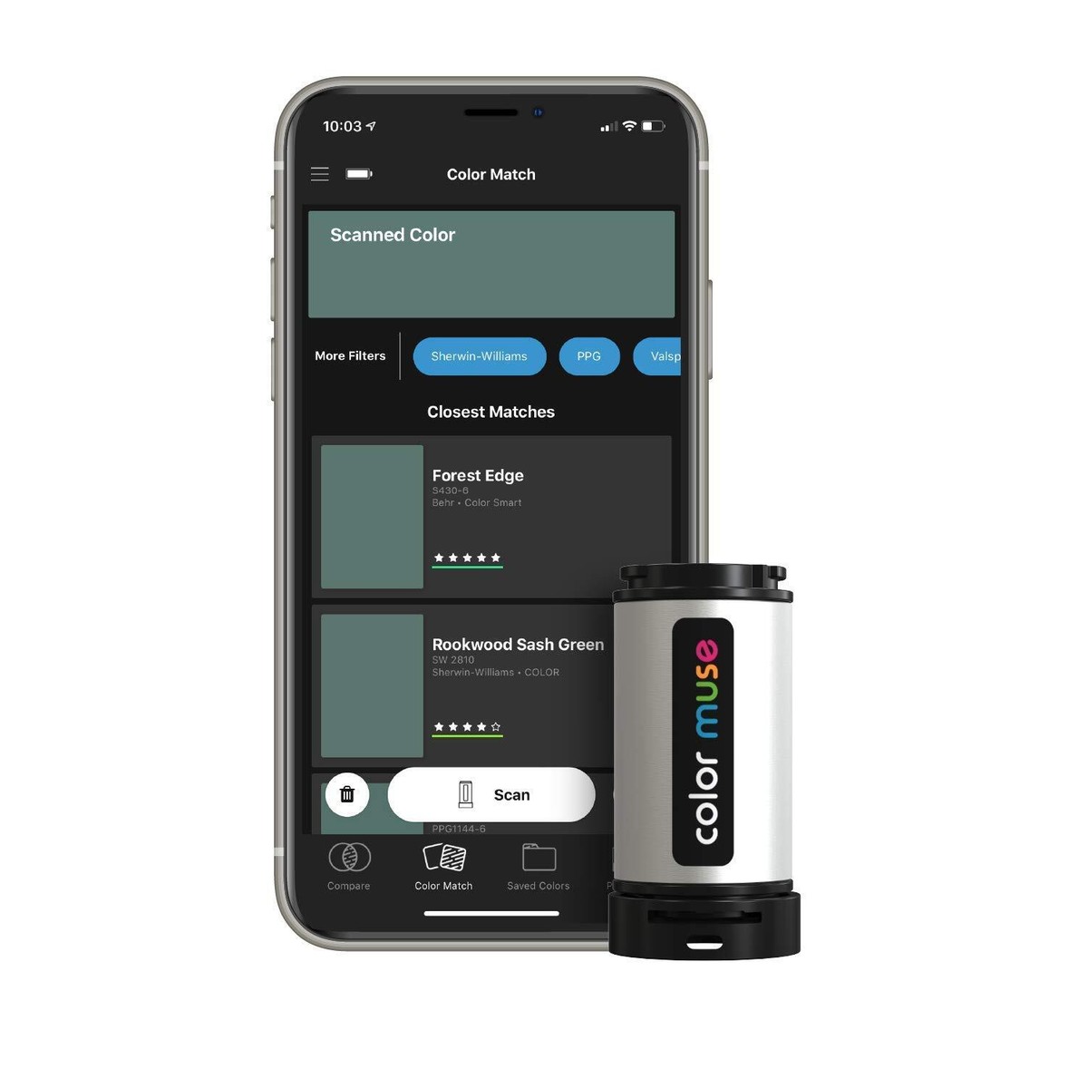 Colorimeter Paint Color Matching Tool Color Sensor Color Reader