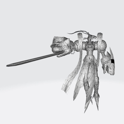 Unpainted Digimon Ultimate Chaosmon Resin GARAGE KIT FIGURES Model