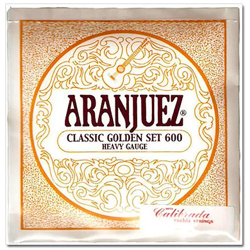 Aranjuez classical guitar strings Classic Golden set Heavy Gauge 600